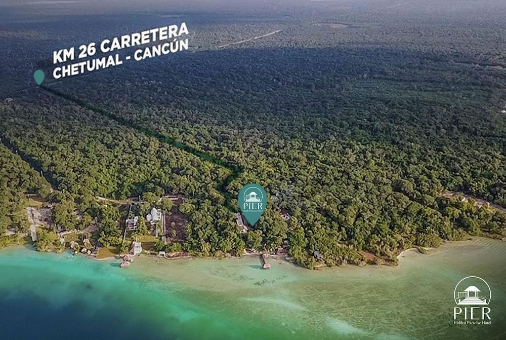 Hotel Pier Bacalar Exterior foto